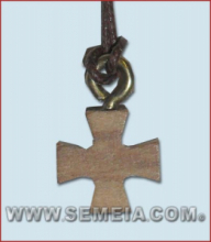 CR BT/020 Croce ulivo mm. 101 circa con laccio 