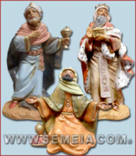 PR F/366 Re Magi a piedi assortiti T/L cm 12