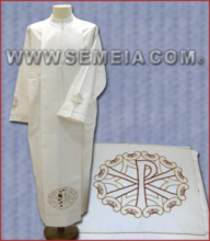 CAMICIONE T/C RINTAGLIO RIC. MARRONE