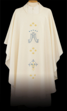 CS GM/046-P CASULA TELA 100% POLIESTERE RIC.MANT.  MARIANO SBIECO ARGENTO