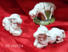 PECORE cm 20 CARTAPESTA COLORATA