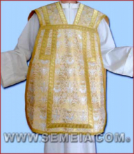 PIANETA BROCCATO FLOREALE CON GALLONI