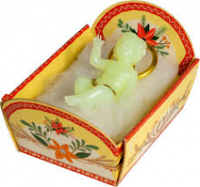 GB FR/014 CONFEZIONE CULLETTA CON BAMBINO FOSFORESCENTE P1 cm 4,5x6,5