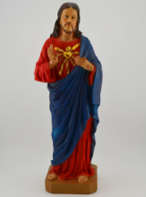 ST FR/010 STATUA S.CUORE DI GESU' cm 30