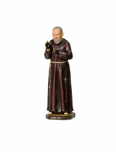 st fr/024 STATUA S.PIO cm 20 DIPINTA