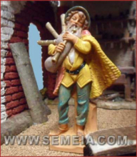 Pastore c/zampogna T/L cm 11 (103)