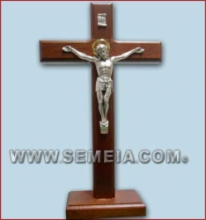 CT FR/008 CROCIFISSO IN FAGGIO cm 23 C/BASE