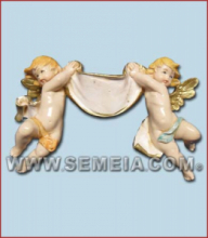 PR FP/015 COPPIA ANGELI C/BANDA COL. - T/L cm 9x15