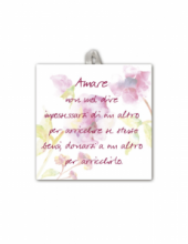 M-036 PIASTRELLE CON PENSIERI DA APPENDERE cm 10x10 CIRCA