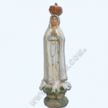 ST RR/113 STATUA FATIMA RESINA cm 21 CIRCA