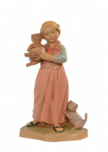 PR F/629 Bimba c/gatto T/L cm 12 (132)