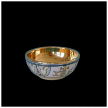 PT SB/015 PATENA BOLO cm 14 IN CERAMICA INTERNO ORO VARIO E ORO