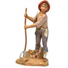 PR F/703 GIOVANE RAGAZZO CON FORCONE cm 12 T/L (718)