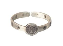 RD FR/086-AG ANELLO SATINATO IN ARGENTO 925 SAN BENEDETTO MIS. REGOLAB.