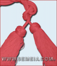 CG D/003-R CINGOLO X CAMICE  IN RAYON ROSSO